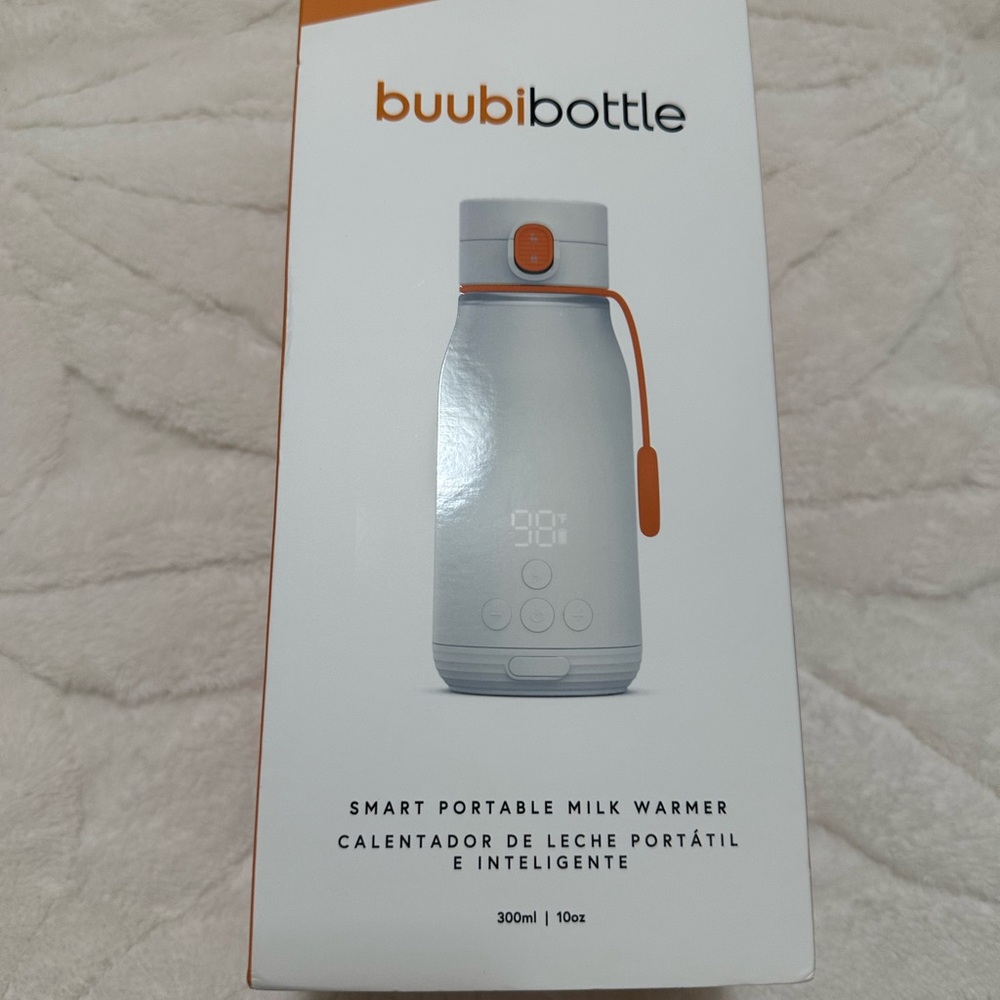 Smart Portable Milk Warmer - White and Orange